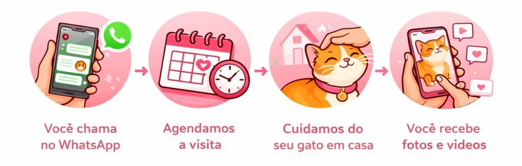 Cuidador de gatos SP Passo a Passo site