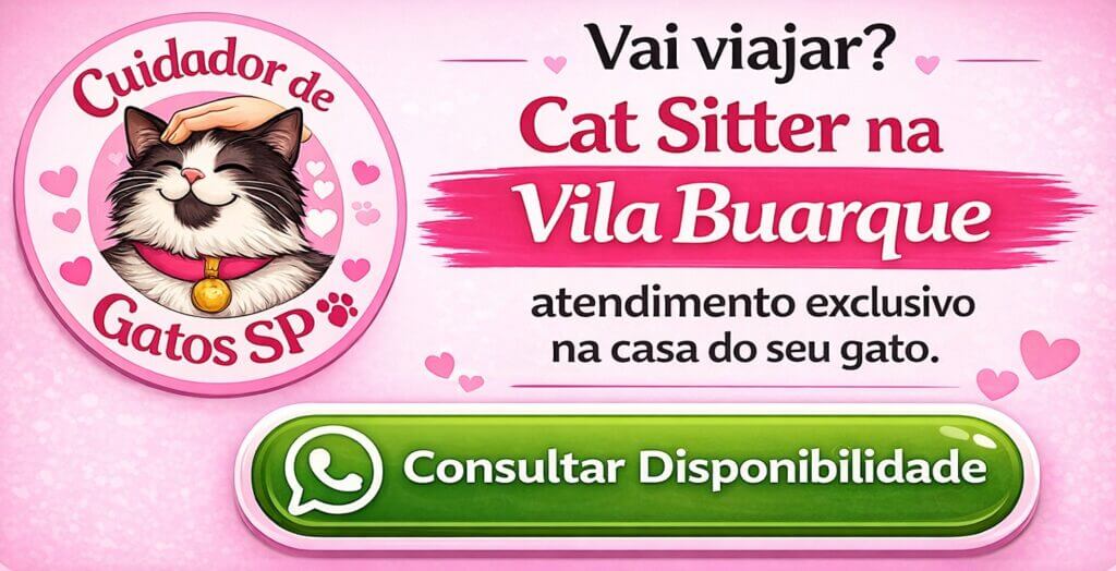 Cat Sitter na Villa Buarque contato 