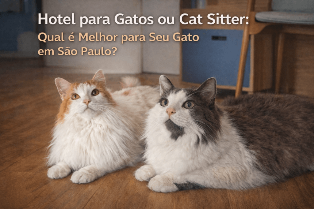 Hotel para gatos ou cat sitter em São Paulo: qual é a melhor opção para o bem-estar do gato